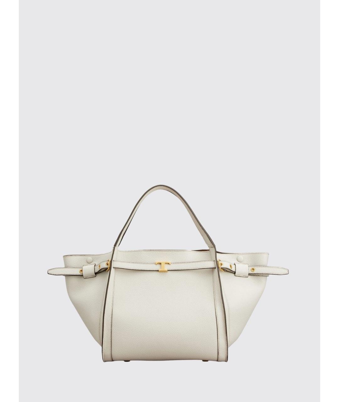 TOD'S Белая кожаная сумка через плечо, фото 4