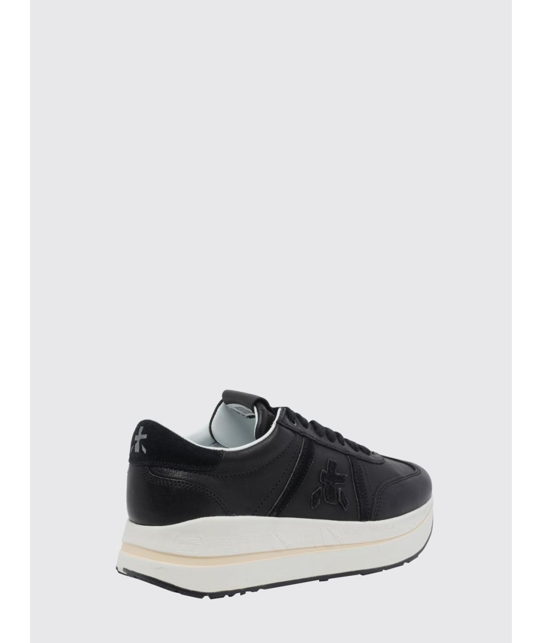 PREMIATA Черные кожаные кроссовки, фото 3