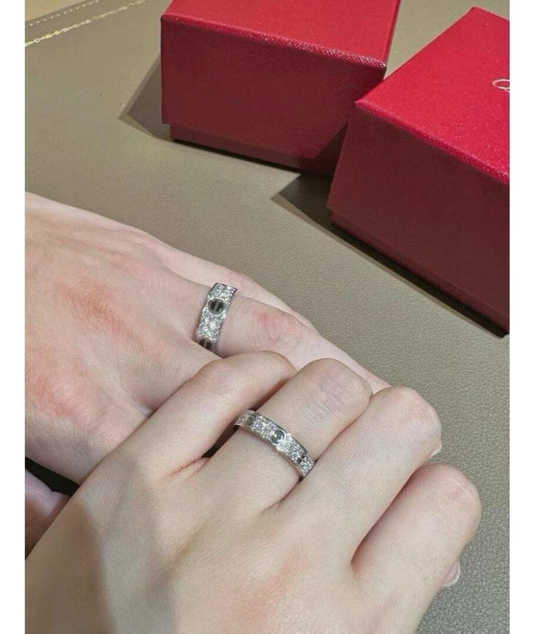 CARTIER Серебряное кольцо из белого золота, фото 3