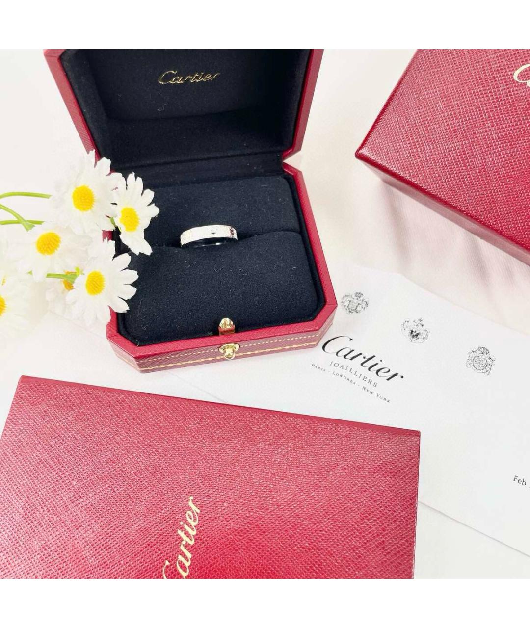 CARTIER Серебряное кольцо из белого золота, фото 5