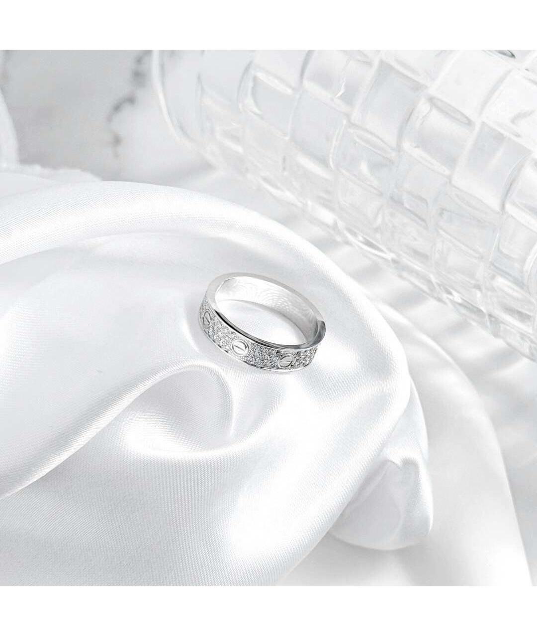 CARTIER Серебряное кольцо из белого золота, фото 2