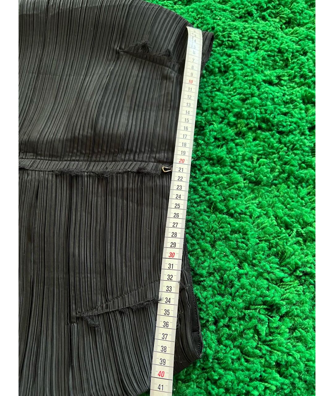 LANVIN Черная полиэстеровая юбка мини, фото 6