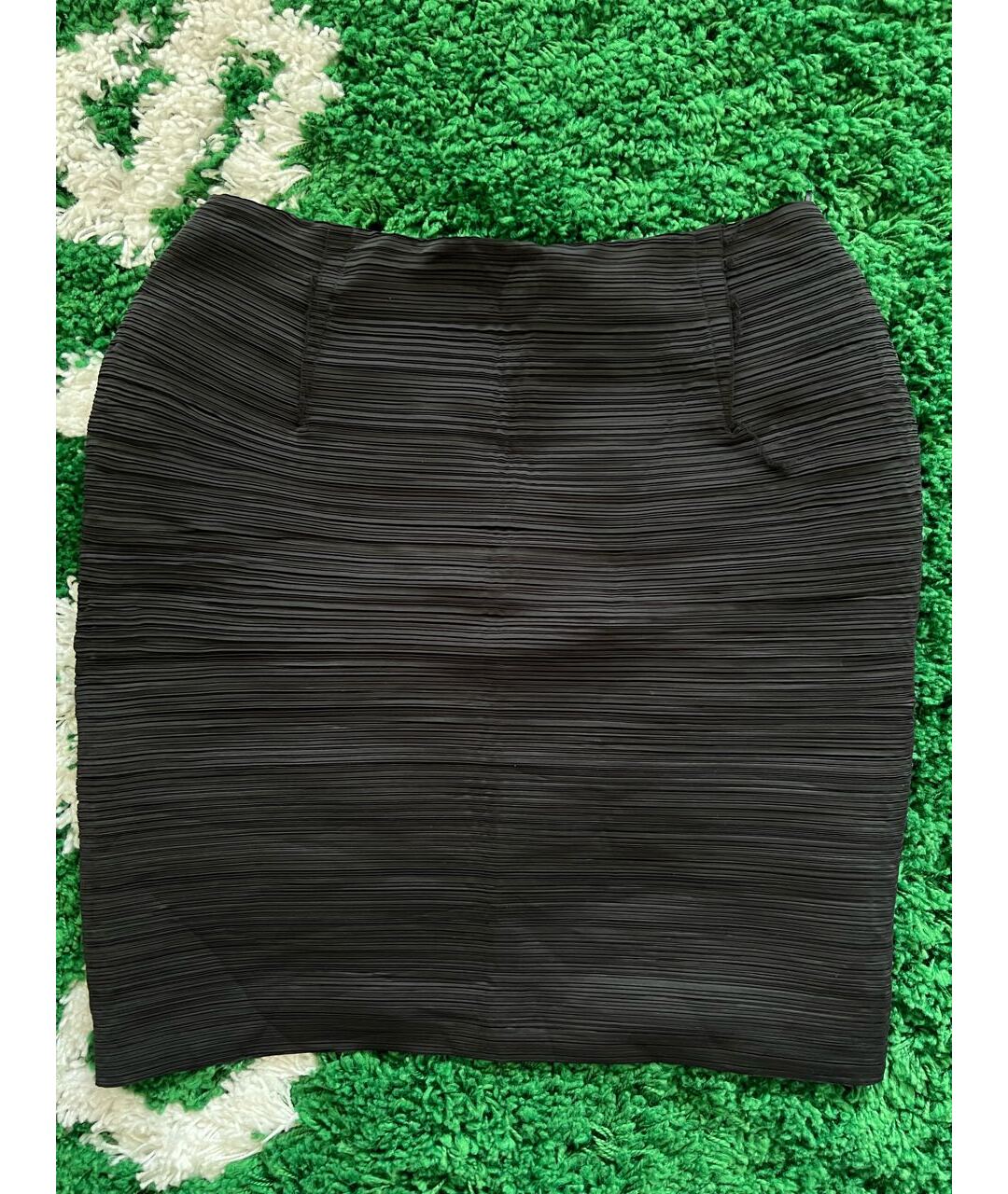LANVIN Черная полиэстеровая юбка мини, фото 9