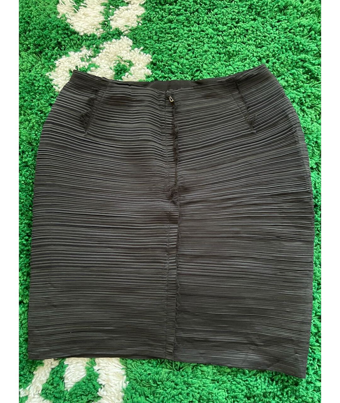 LANVIN Черная полиэстеровая юбка мини, фото 4