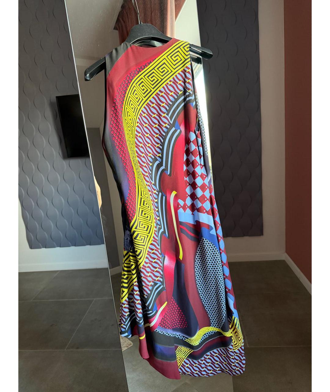 VERSACE Мульти вискозное вечернее платье, фото 2