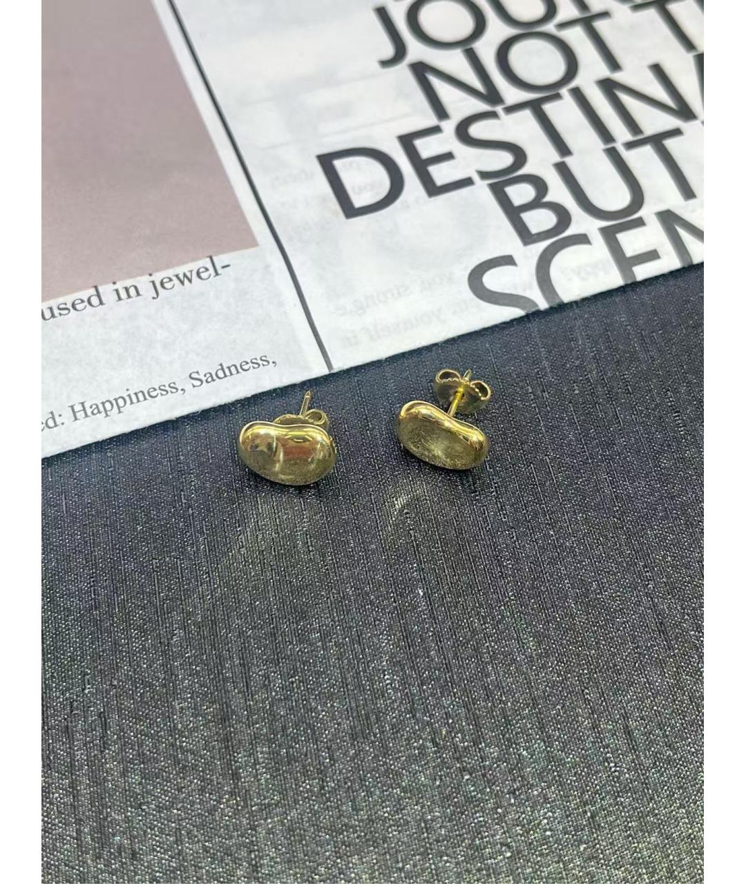 TIFFANY&CO Золотые серьги, фото 2