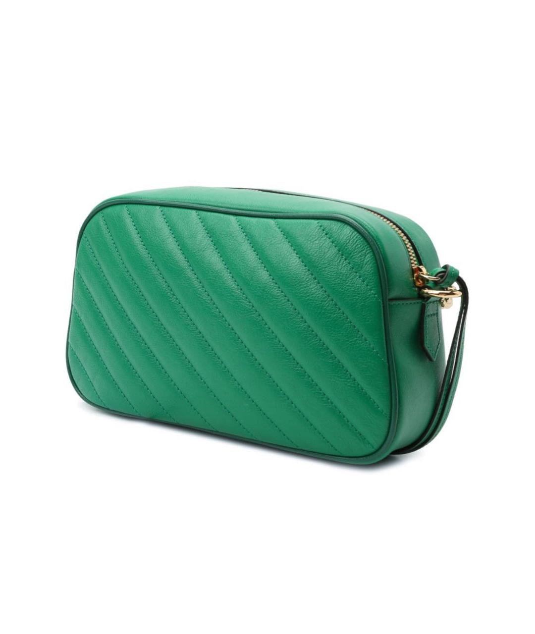 GUCCI Зеленая кожаная сумка через плечо, фото 3