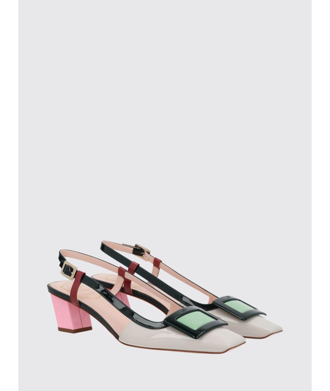 ROGER VIVIER Мульти кожаные туфли, фото 2