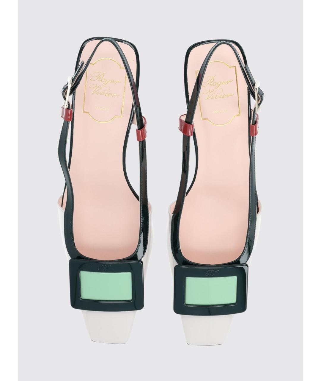 ROGER VIVIER Мульти кожаные туфли, фото 4