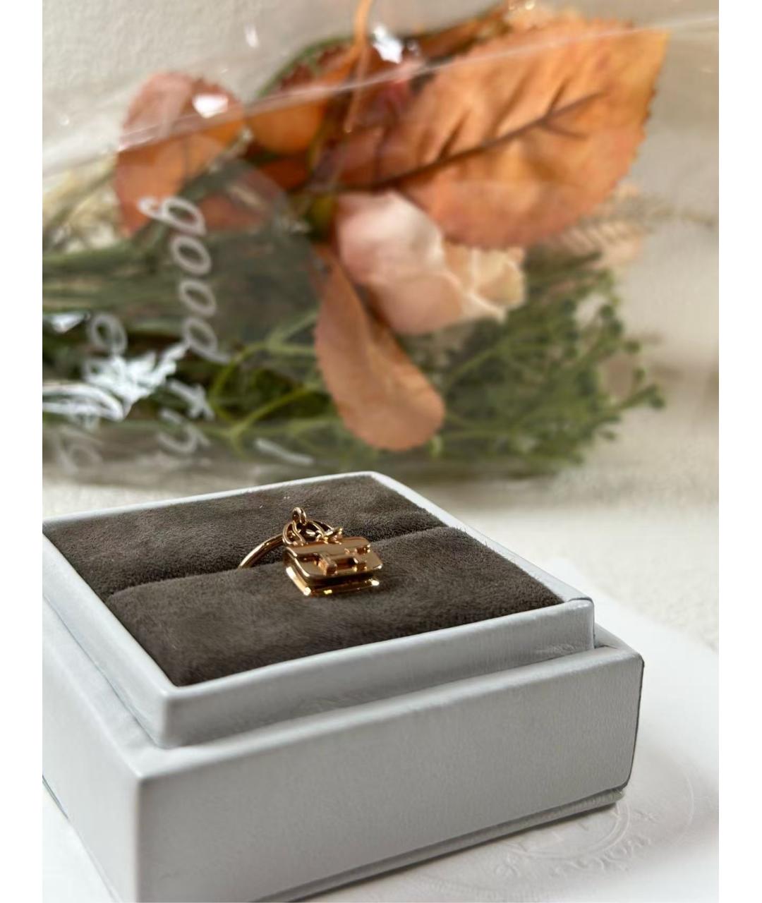 HERMES Золотое кольцо, фото 4