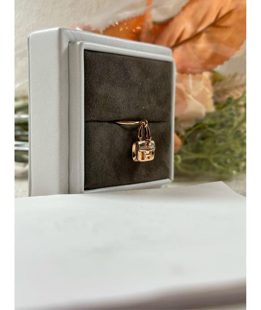 HERMES Золотое кольцо, фото 3