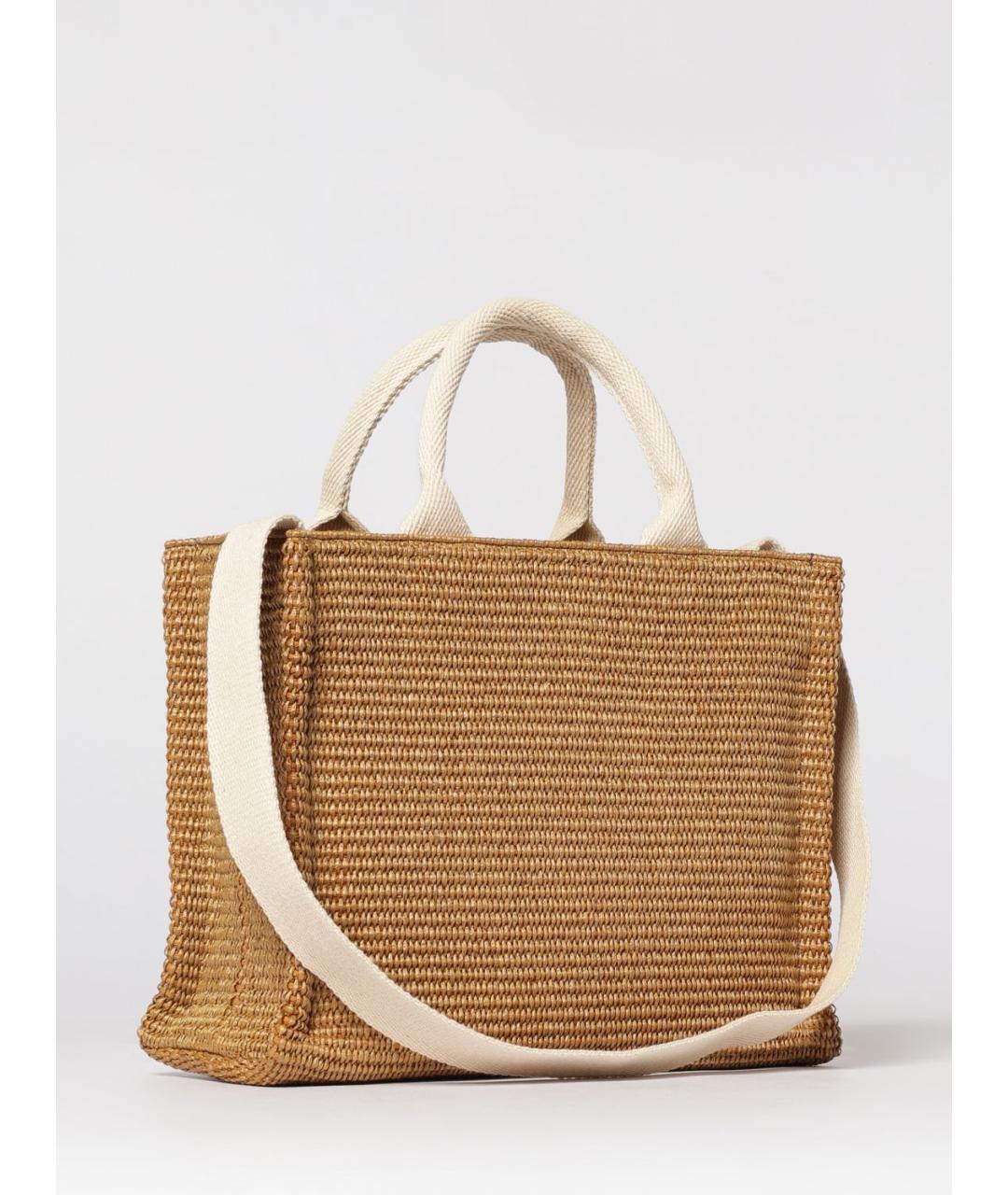 MARNI Бежевая хлопковая сумка тоут, фото 3