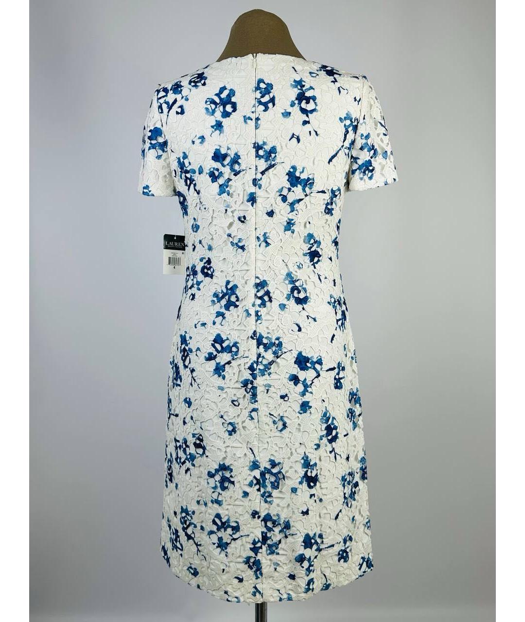 RALPH LAUREN Белое кружевное платье, фото 3