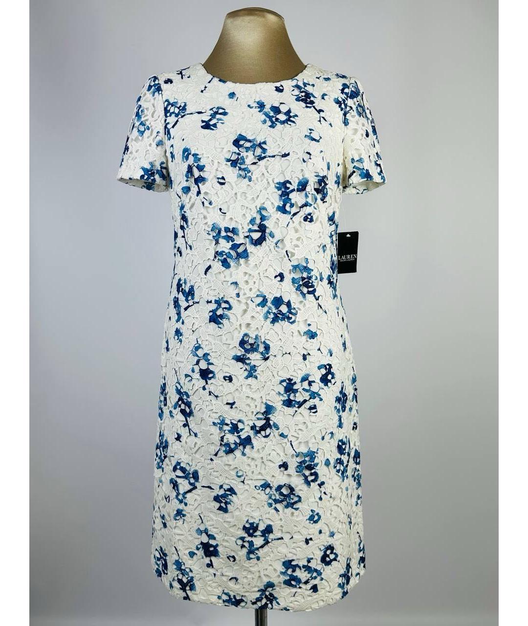 RALPH LAUREN Белое кружевное платье, фото 9