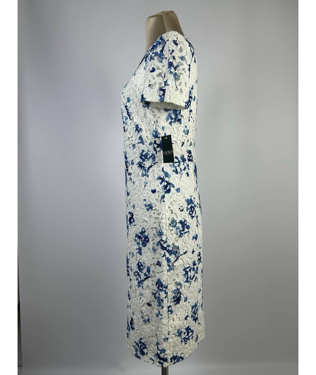 RALPH LAUREN Белое кружевное платье, фото 2