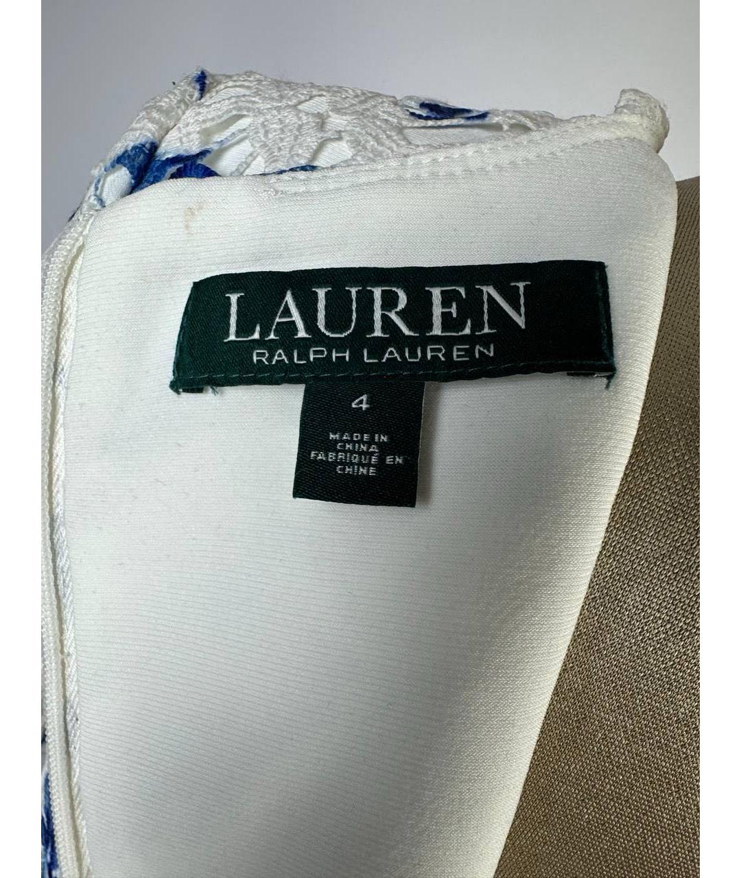 RALPH LAUREN Белое кружевное платье, фото 4