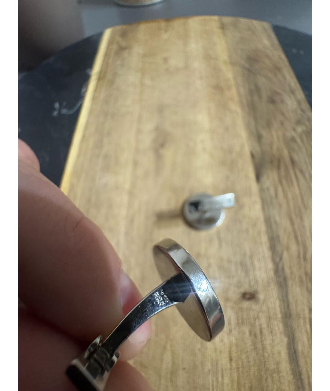 CARTIER Серебряные серебряные запонки, фото 4