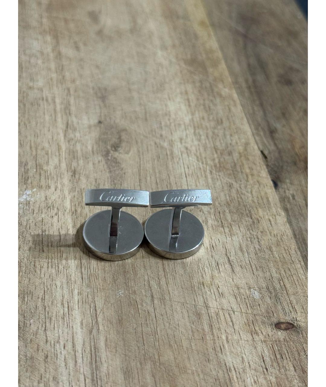 CARTIER Серебряные серебряные запонки, фото 2