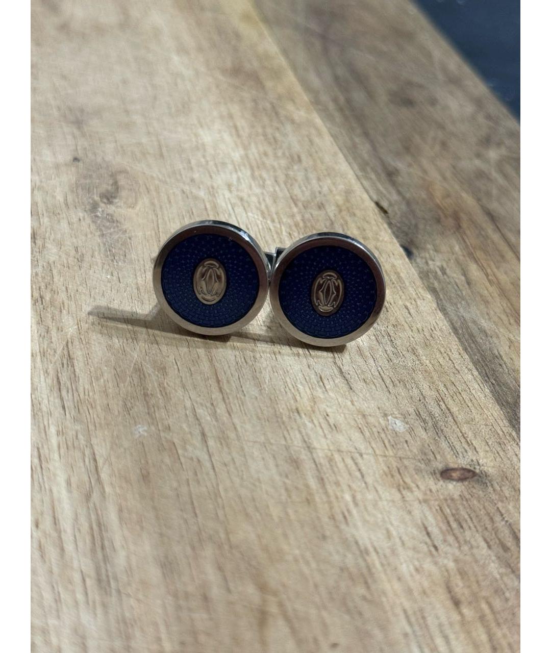 CARTIER Серебряные серебряные запонки, фото 5