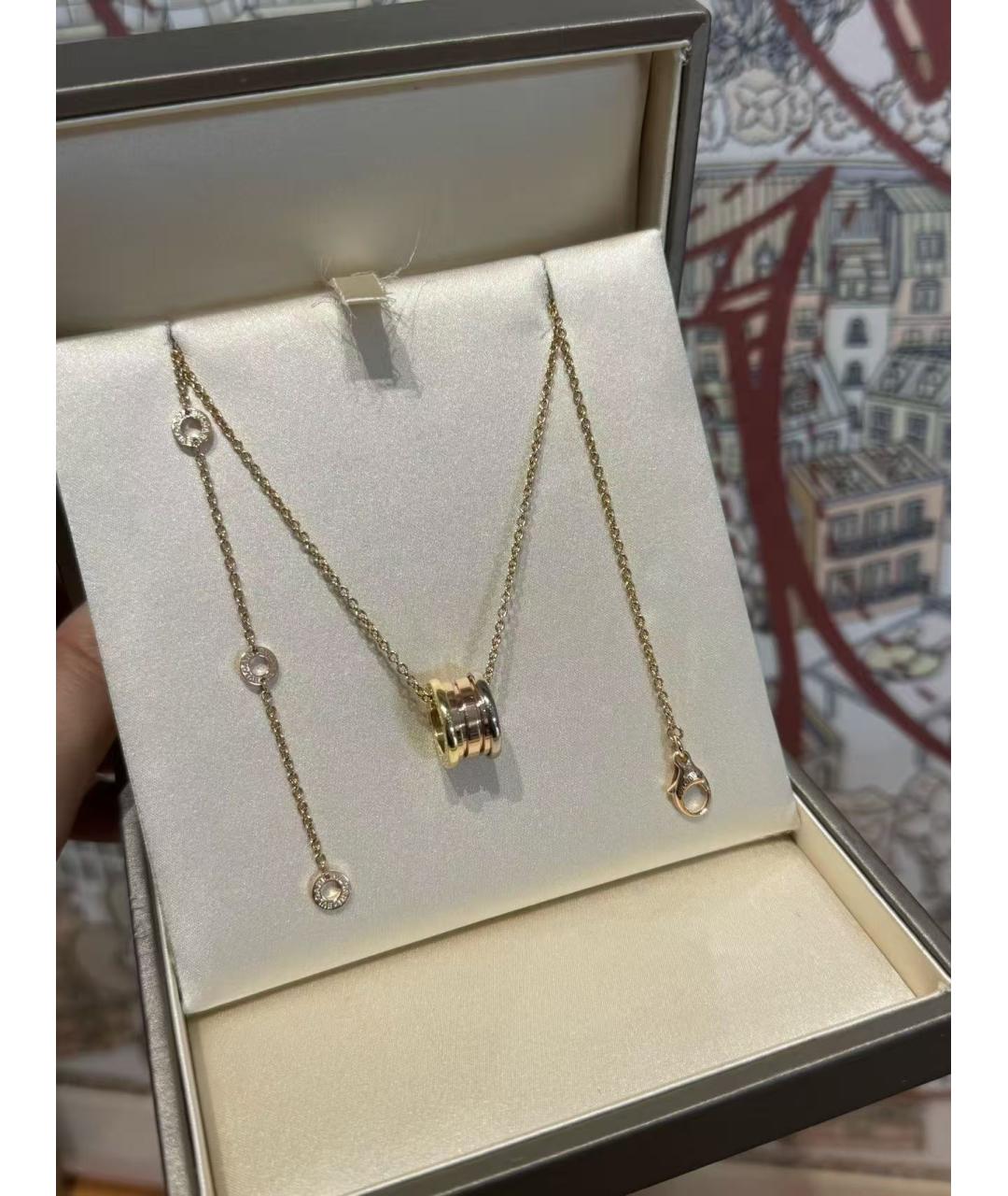 BVLGARI Золотое колье из розового золота, фото 4