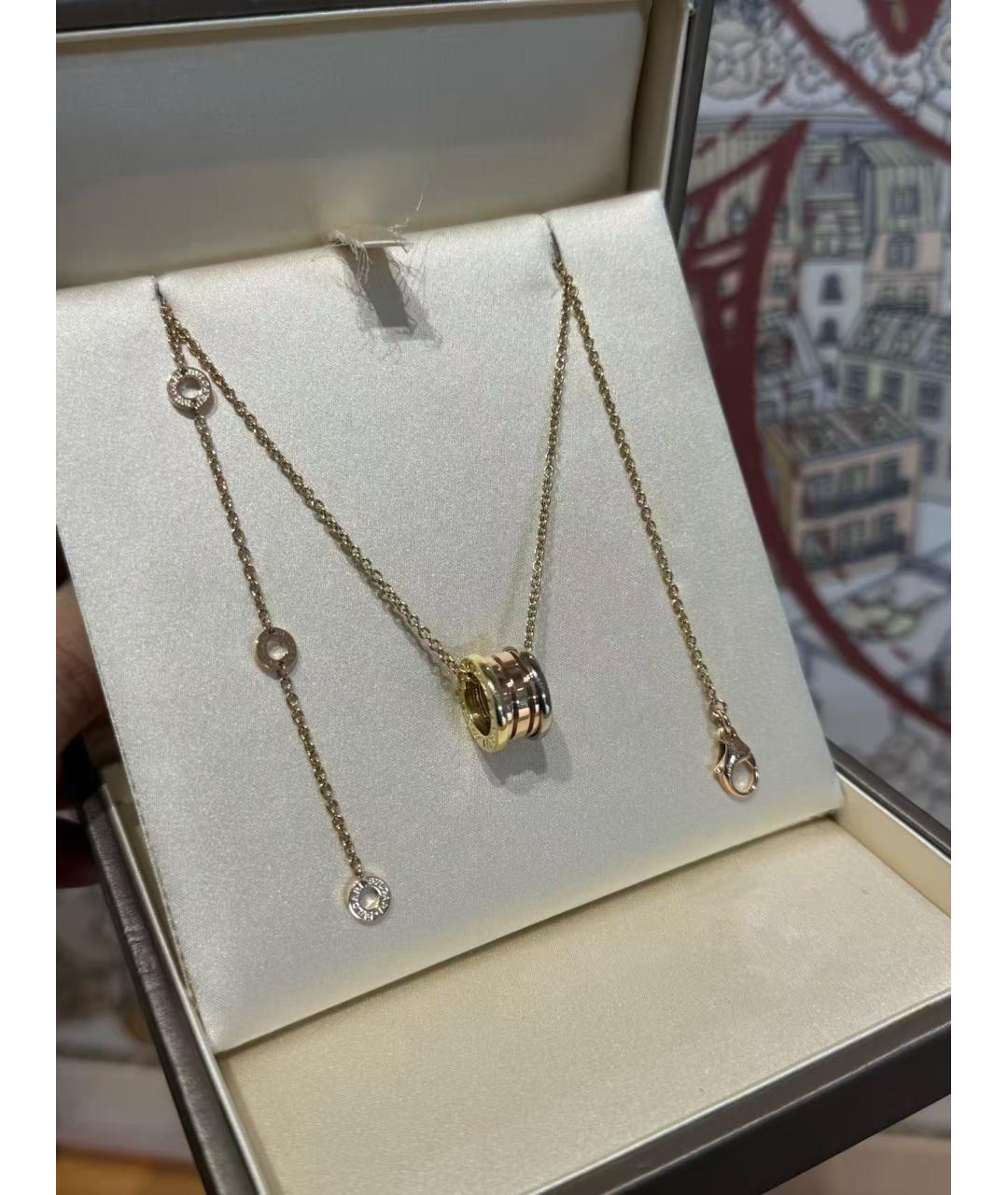 BVLGARI Золотое колье из розового золота, фото 2