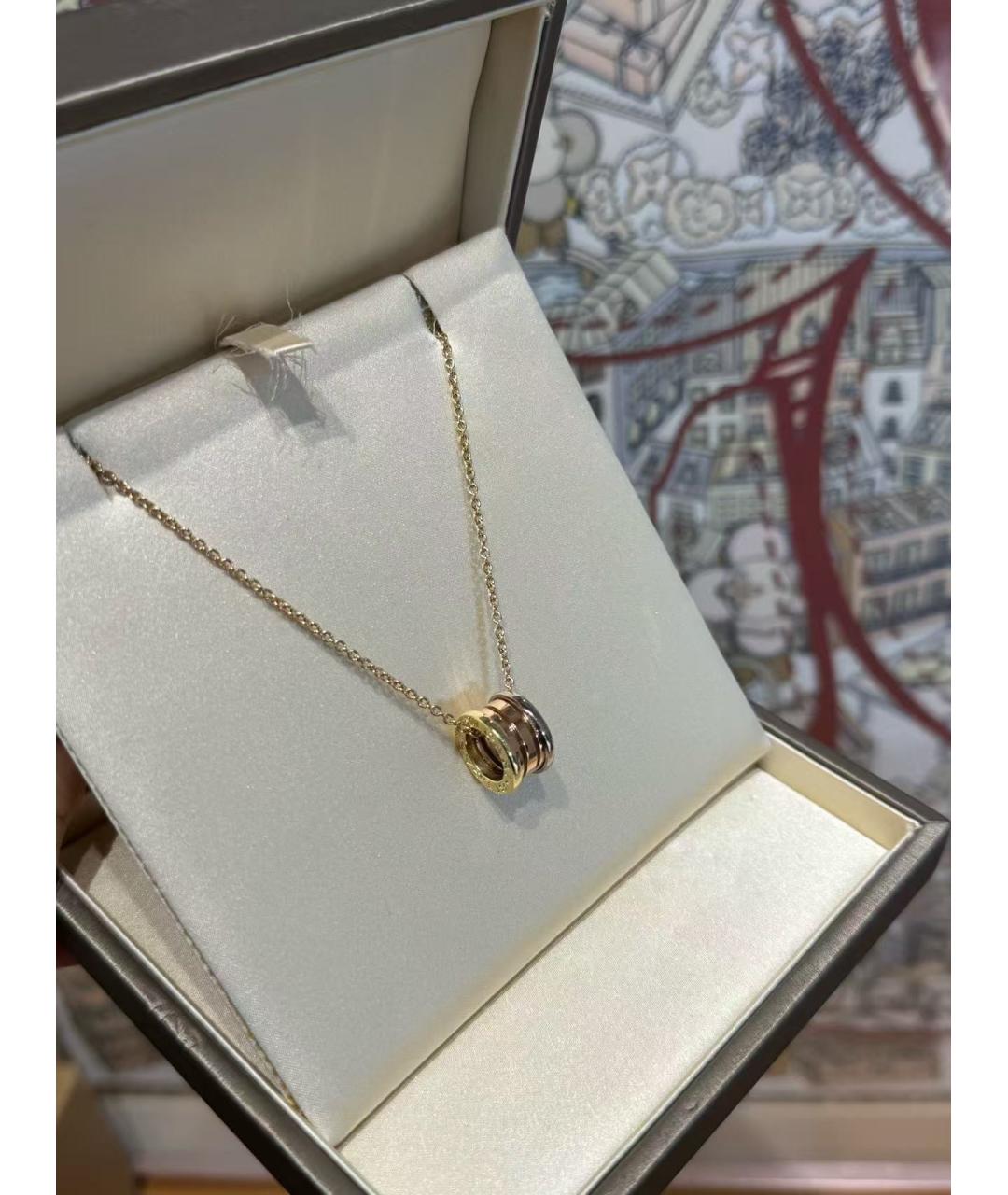 BVLGARI Золотое колье из розового золота, фото 3