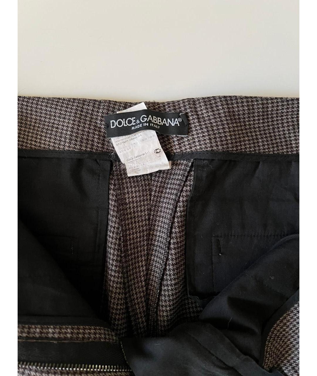 DOLCE&GABBANA Коричневые бриджи, фото 8