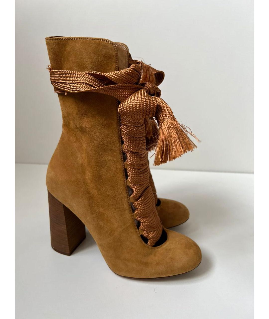 CHLOE Замшевые ботильоны, фото 9