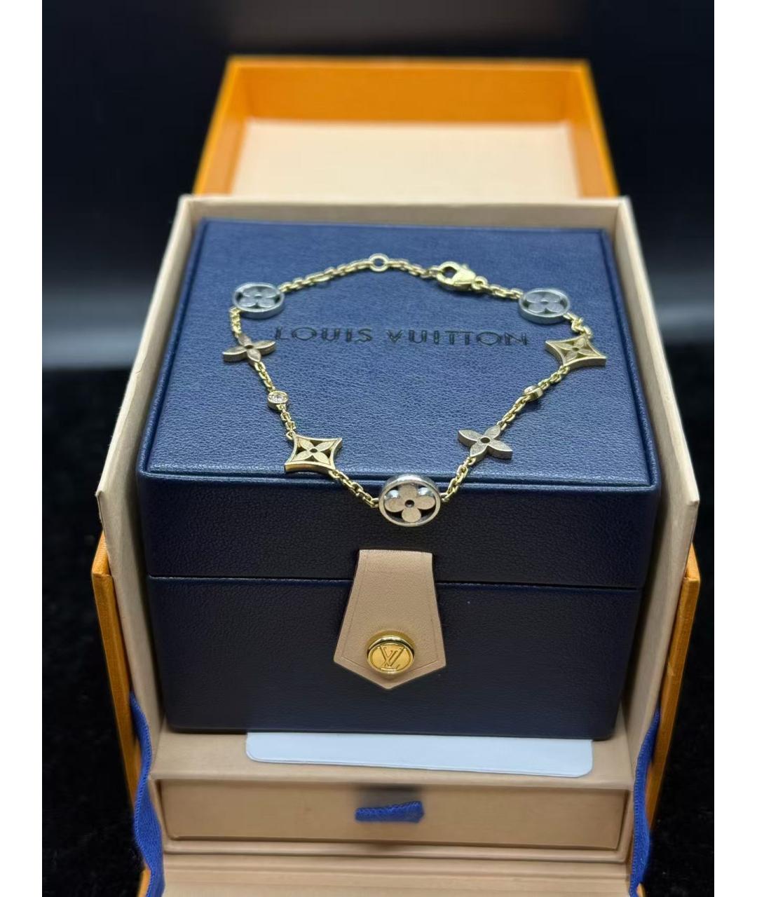 LOUIS VUITTON Золотые запонки, фото 4