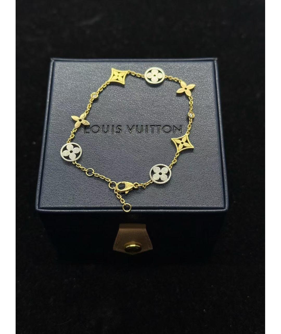 LOUIS VUITTON Золотые запонки, фото 2