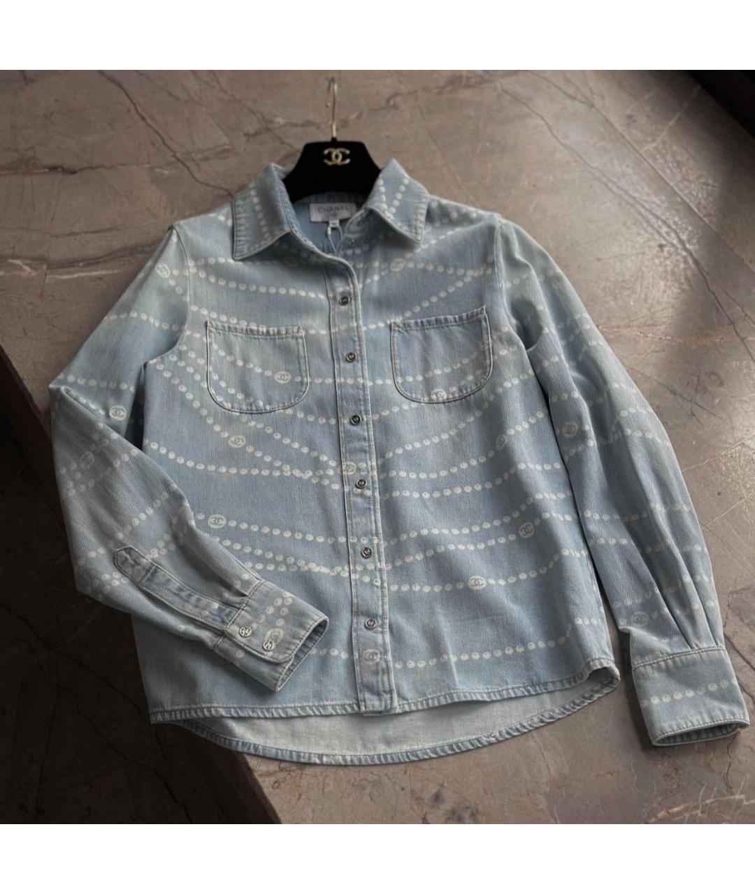 CHANEL Голубая рубашка, фото 3