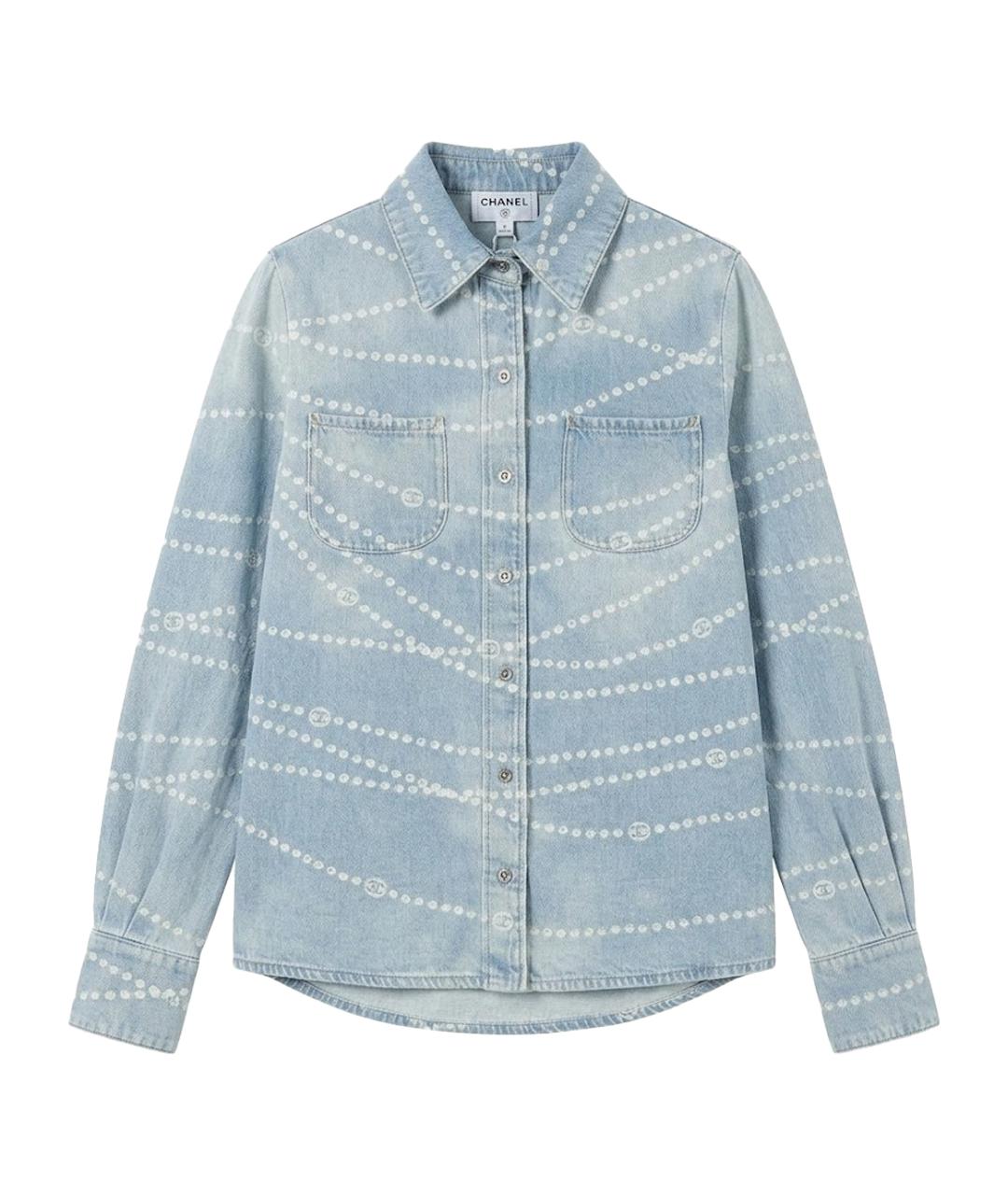 CHANEL Голубая рубашка, фото 1
