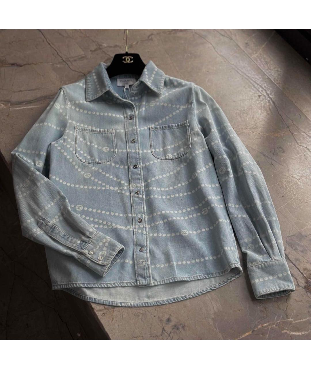 CHANEL Голубая рубашка, фото 2