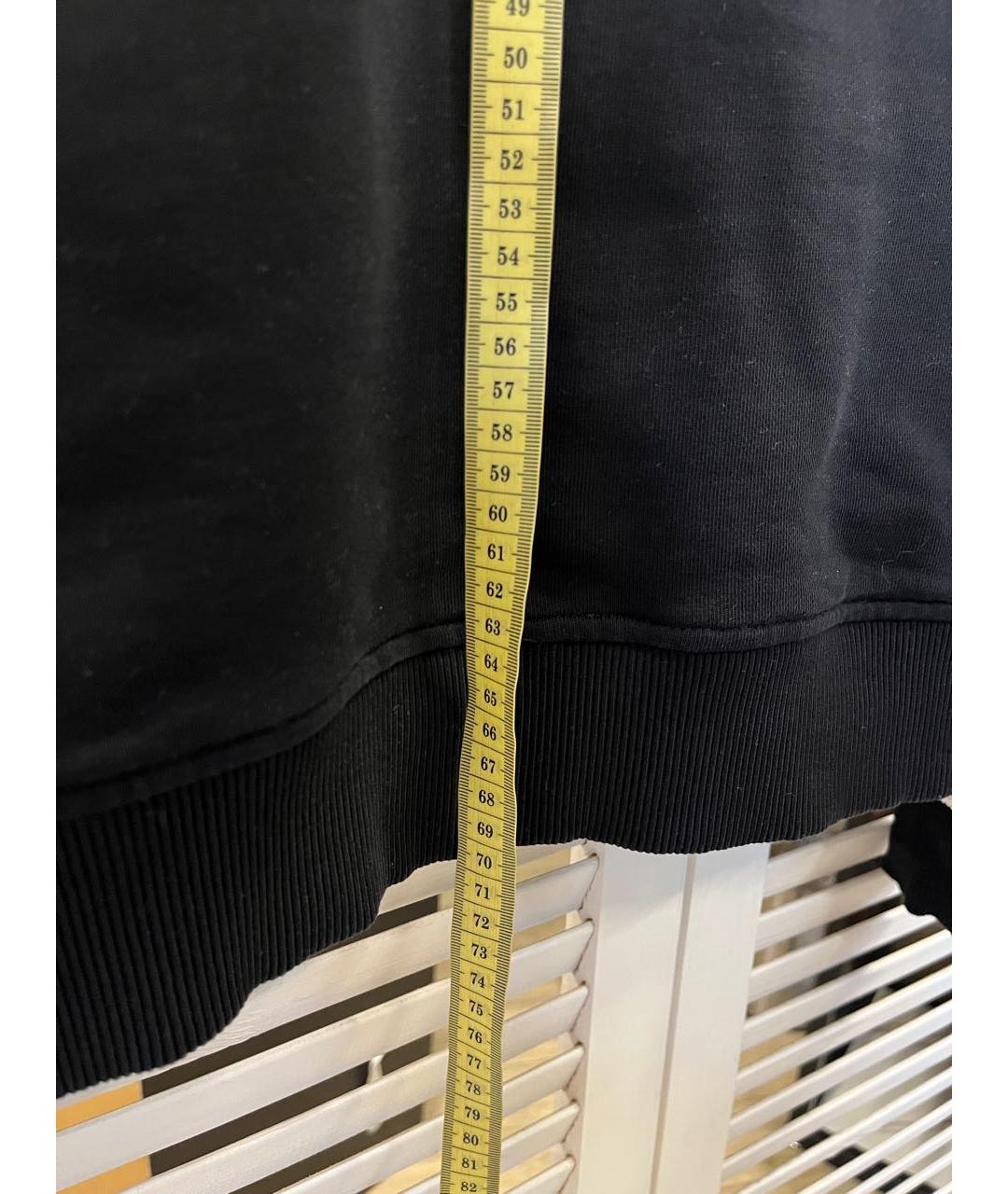 PLEIN SPORT Черная хлопковая спортивная куртка, фото 5