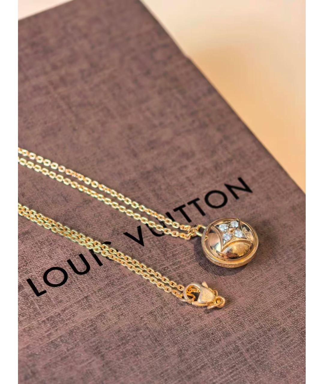 LOUIS VUITTON Золотое колье, фото 4