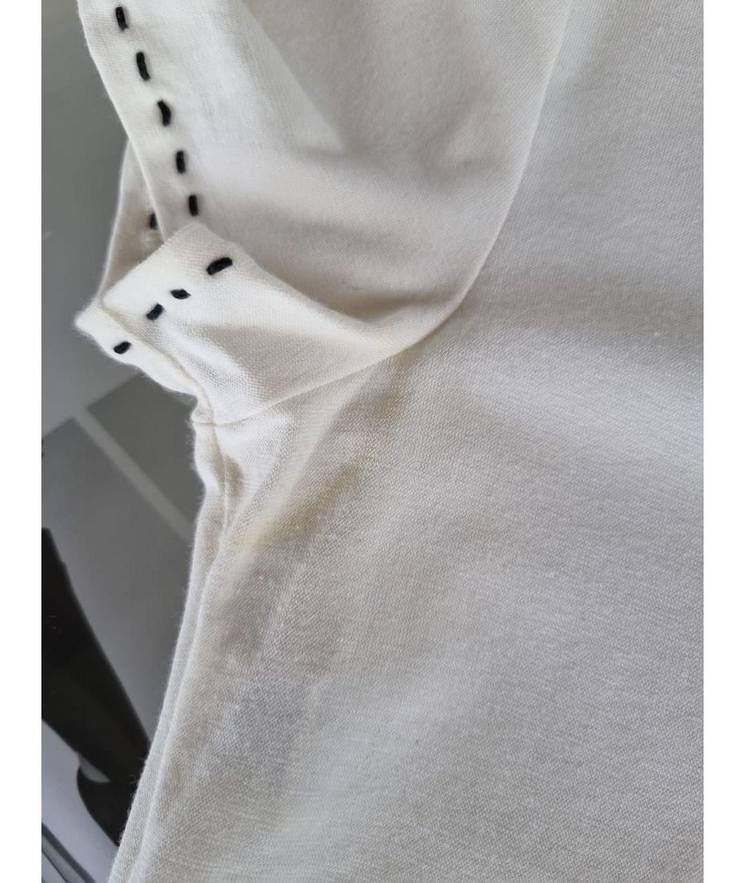 MOSCHINO Белый хлопковый костюм с юбками, фото 5