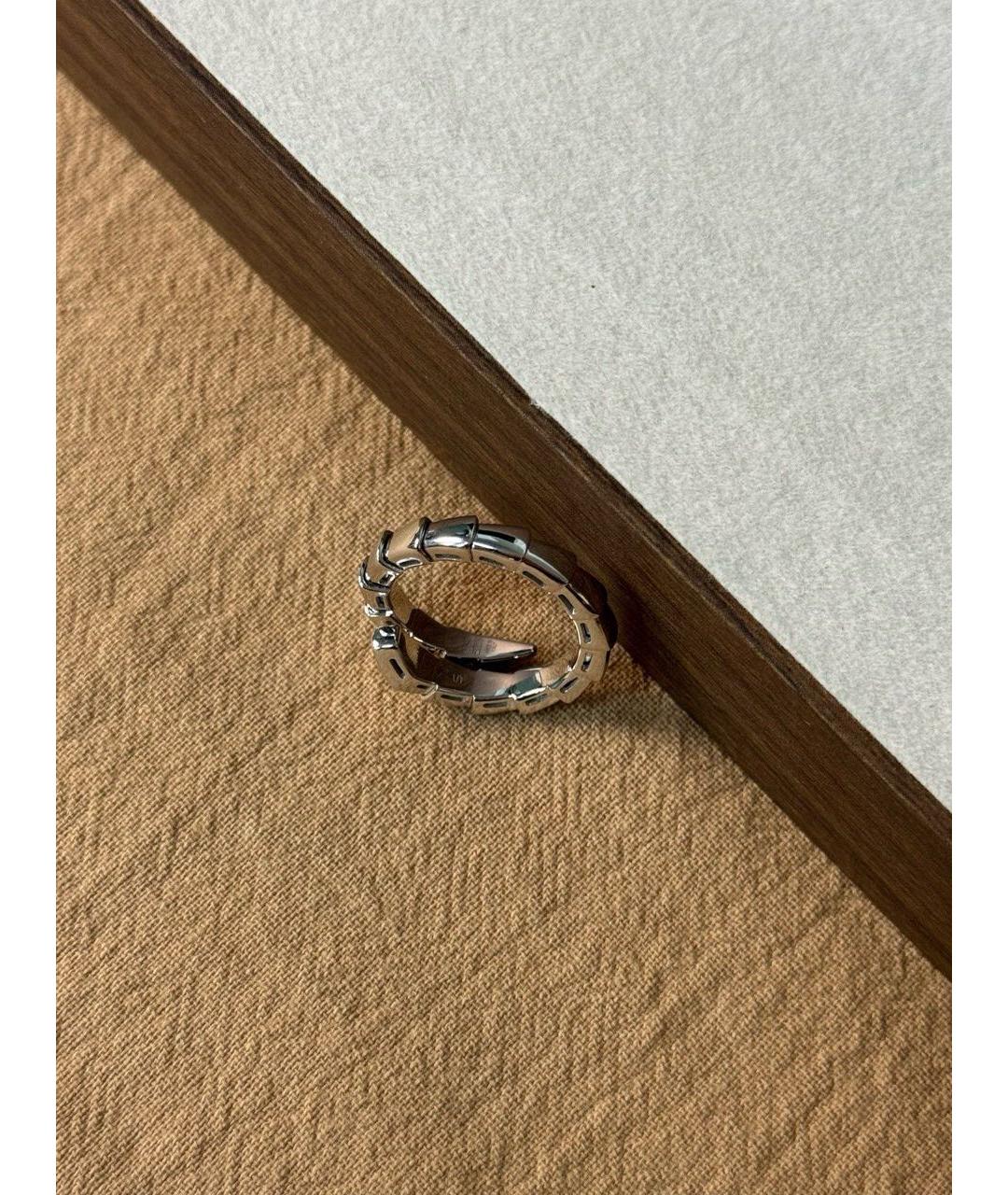 BVLGARI Серебряное кольцо из белого золота, фото 7