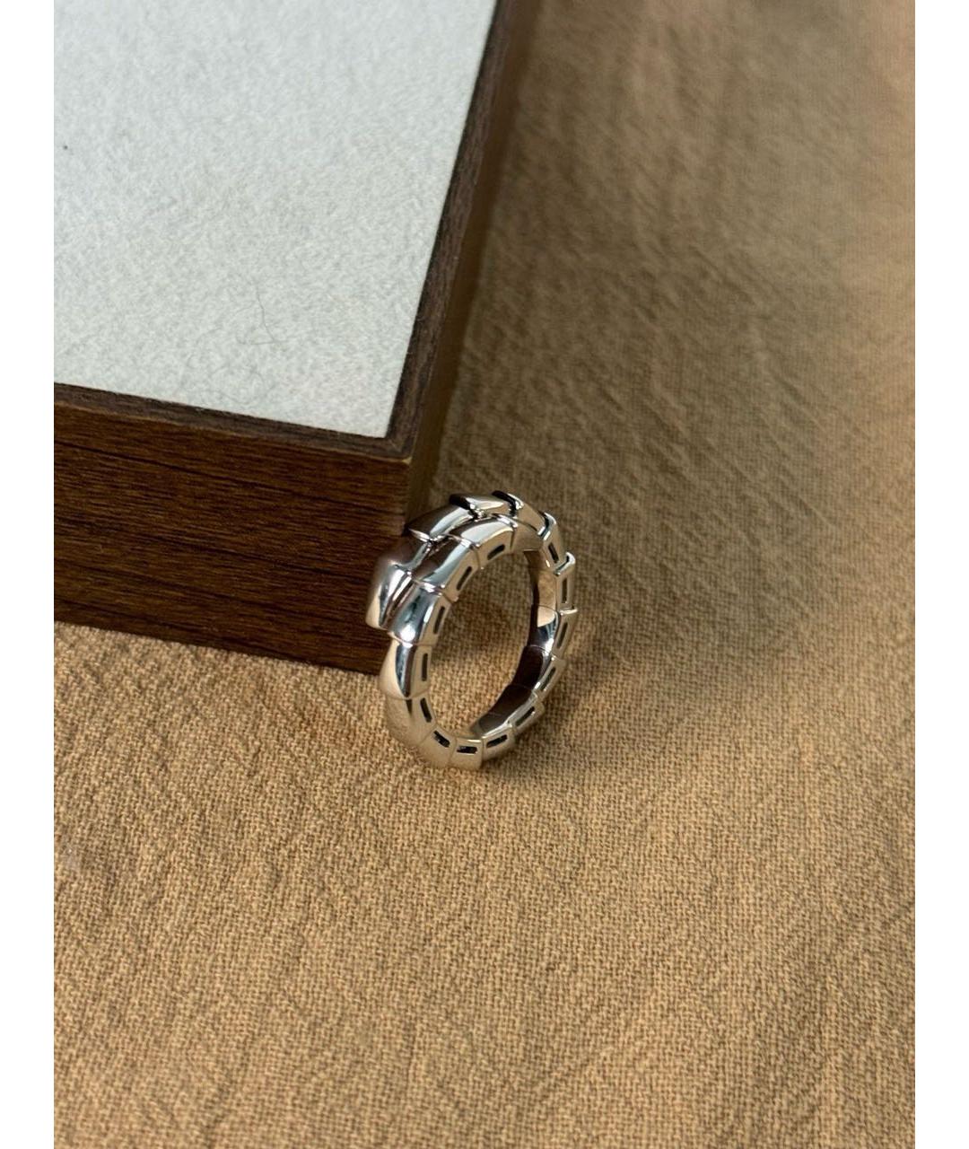BVLGARI Серебряное кольцо из белого золота, фото 6