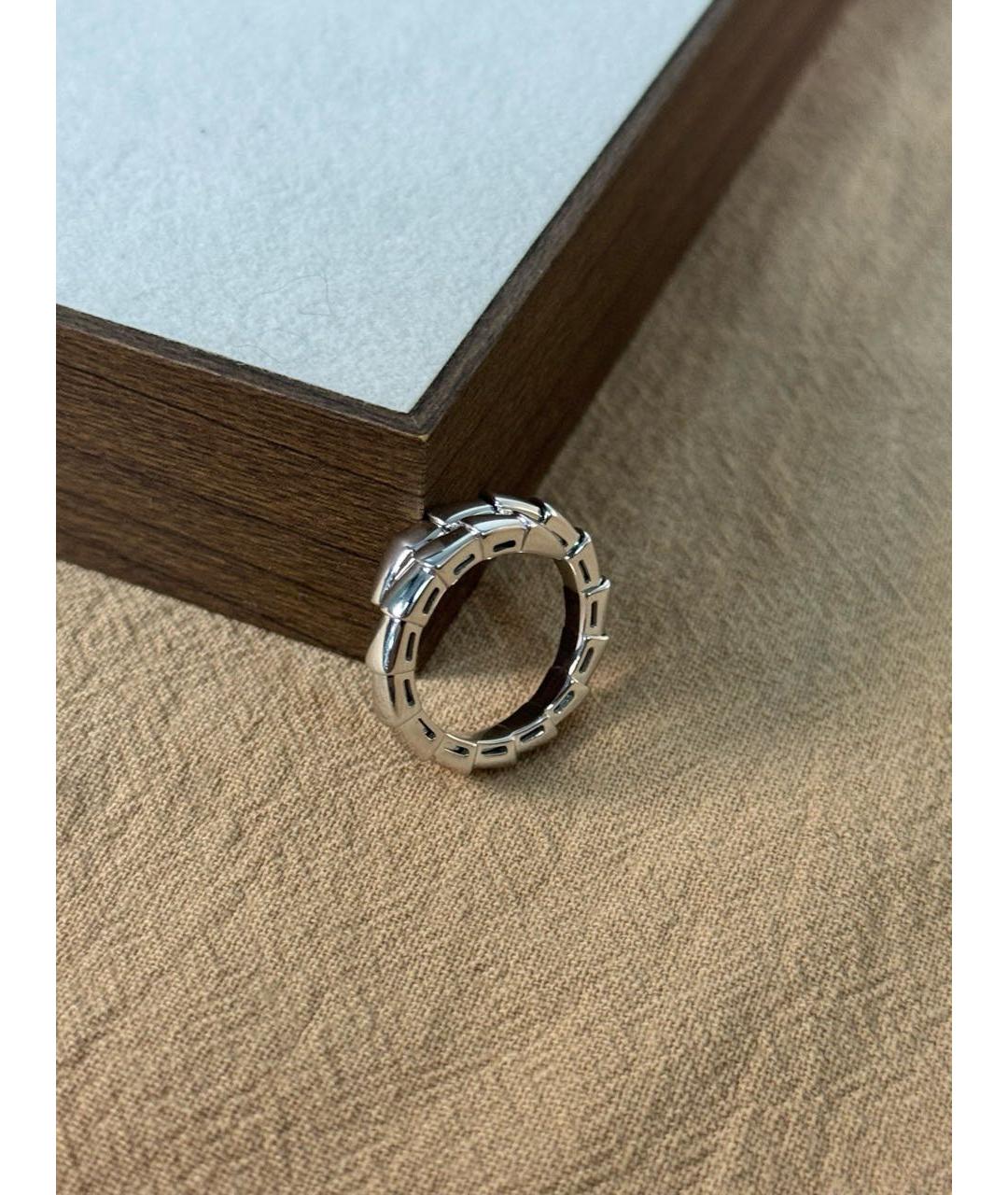 BVLGARI Серебряное кольцо из белого золота, фото 5