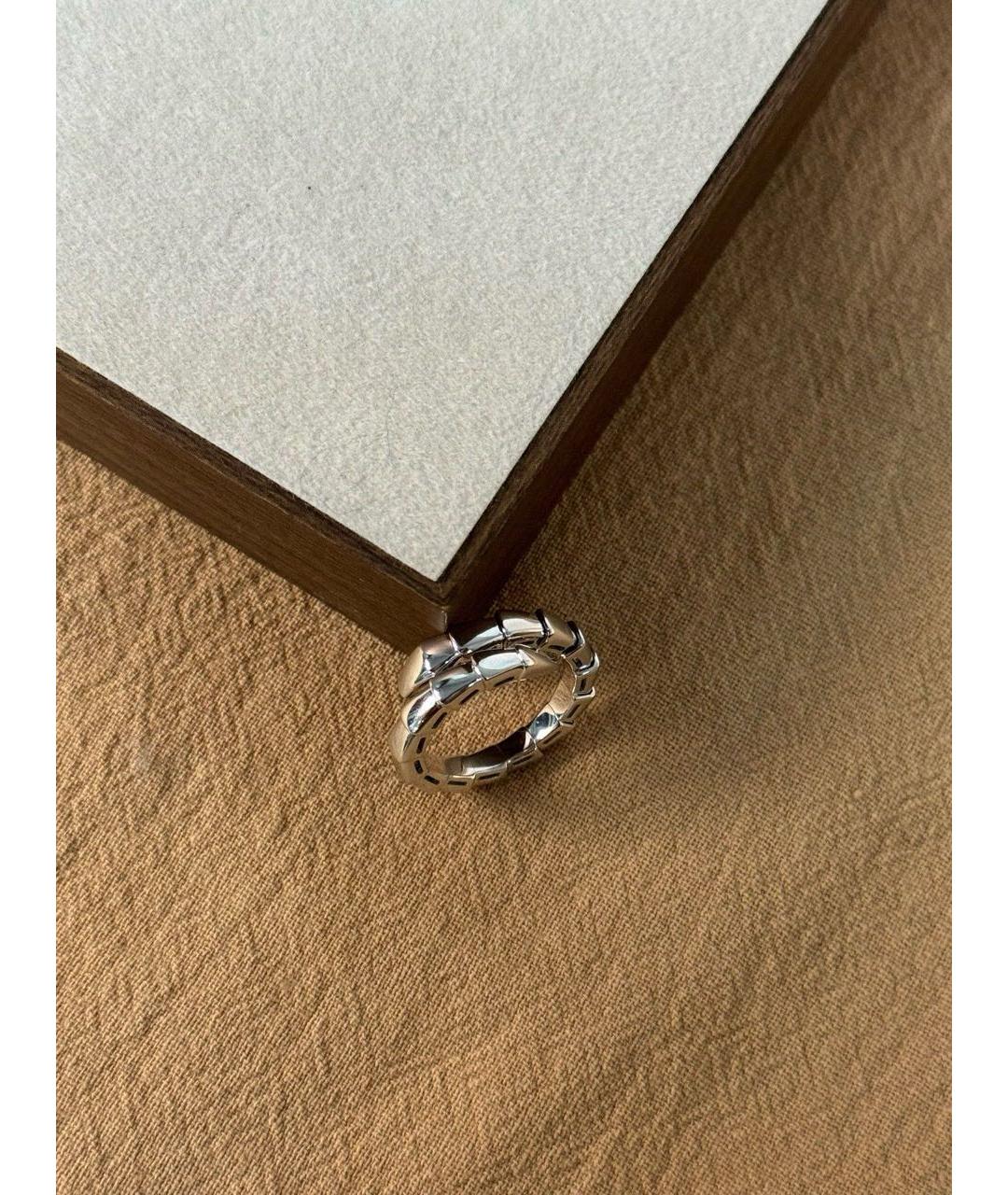 BVLGARI Серебряное кольцо из белого золота, фото 4