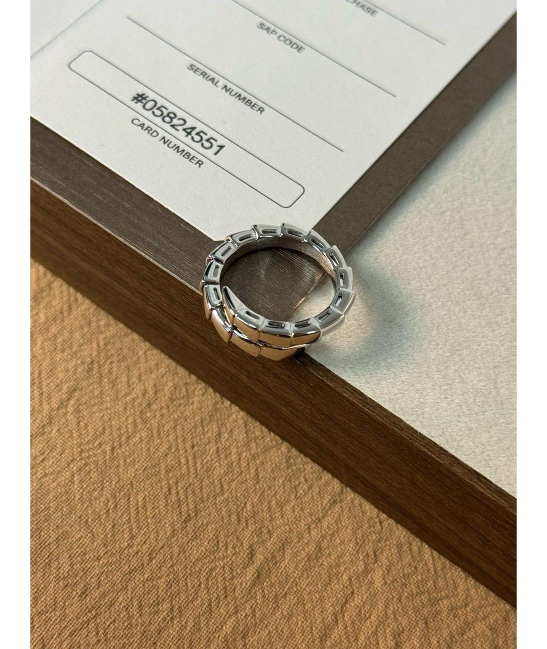 BVLGARI Серебряное кольцо из белого золота, фото 3