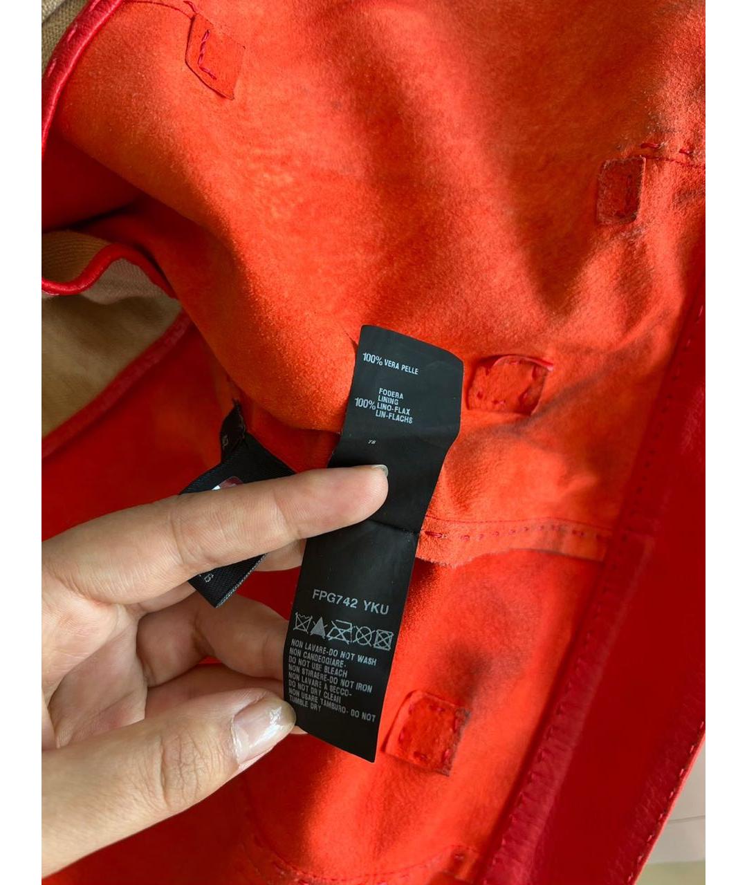 FENDI Красная куртка, фото 8