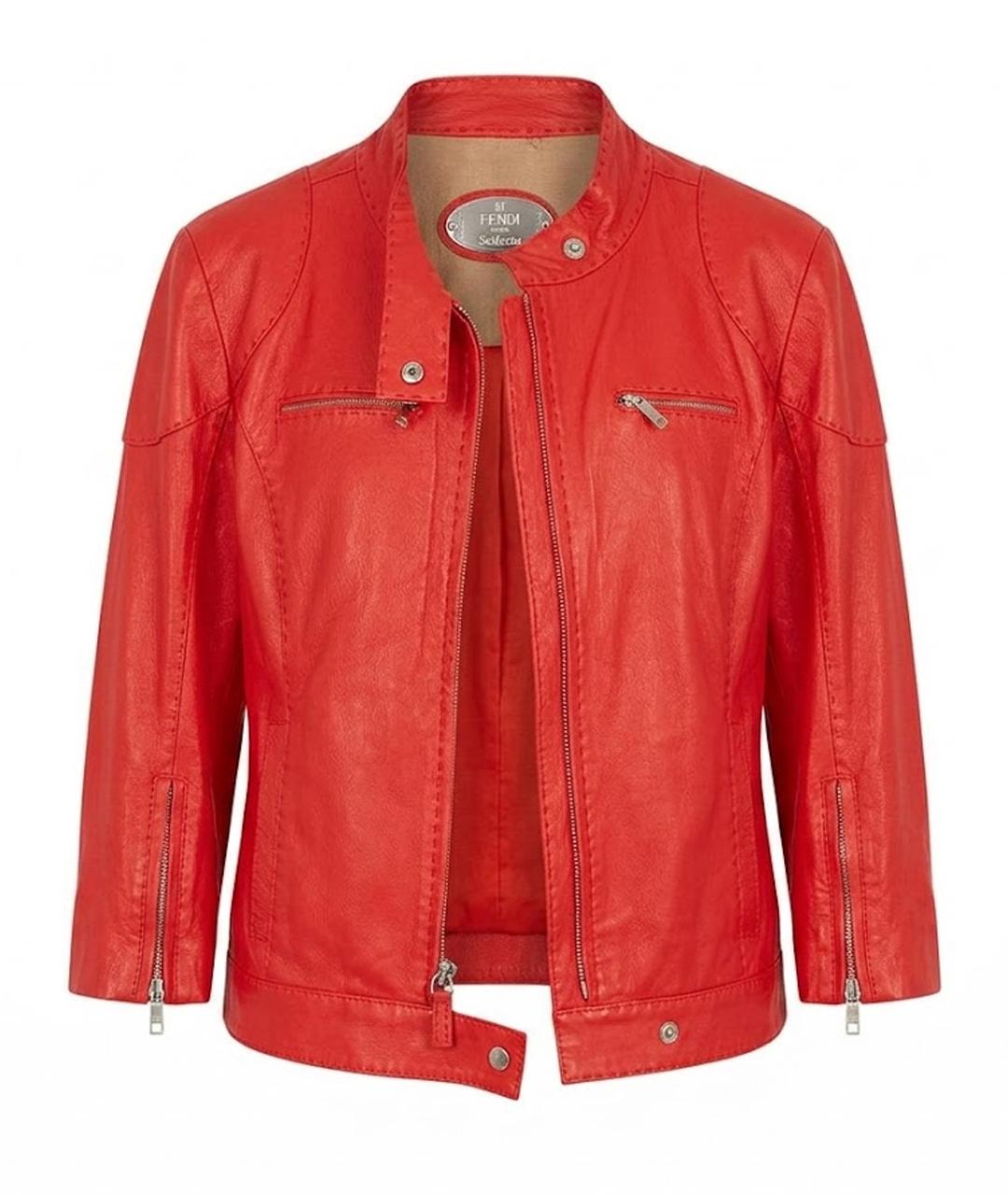 FENDI Красная куртка, фото 1
