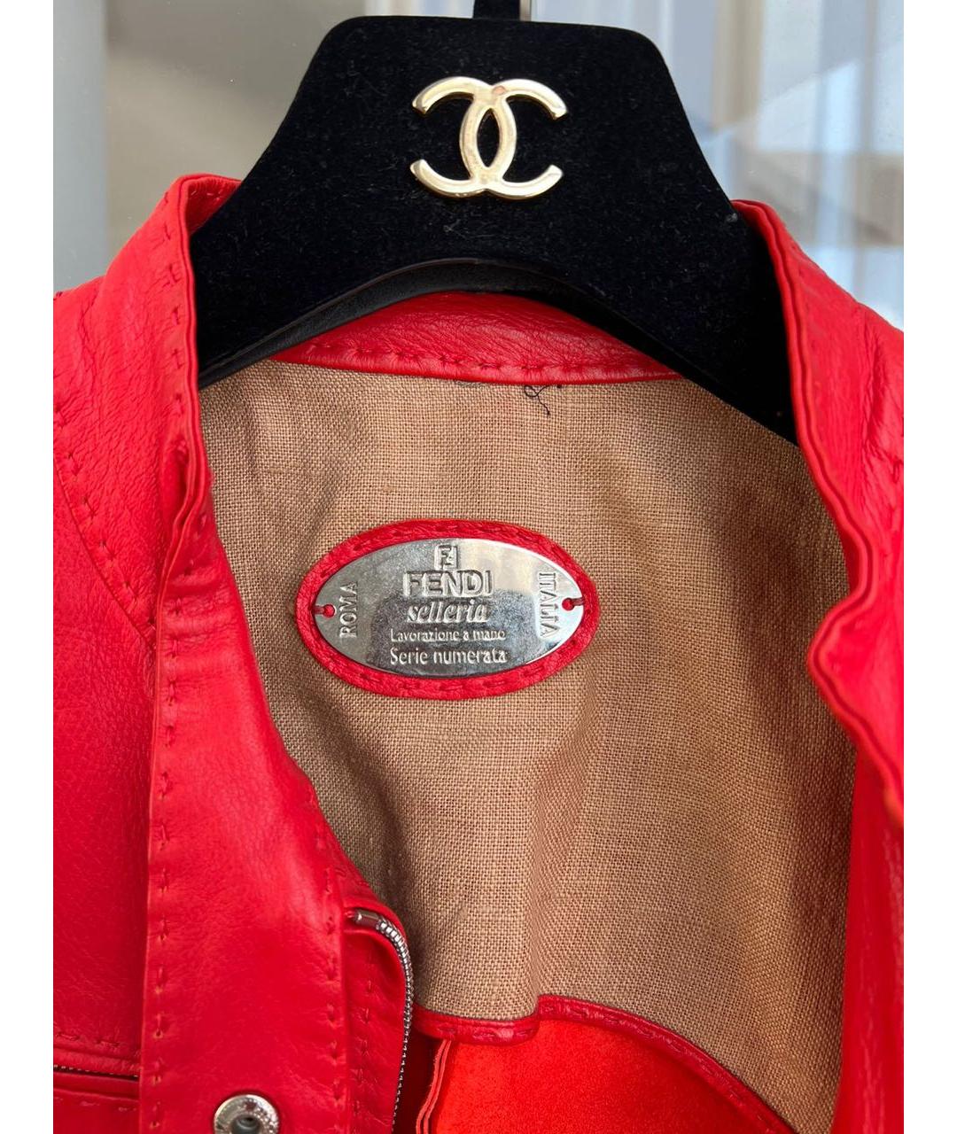 FENDI Красная куртка, фото 3