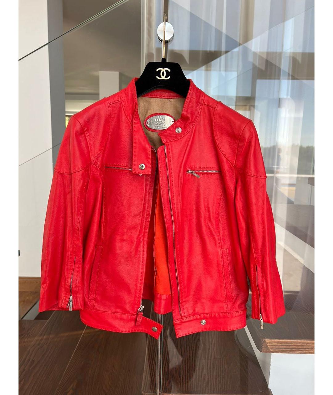 FENDI Красная куртка, фото 9