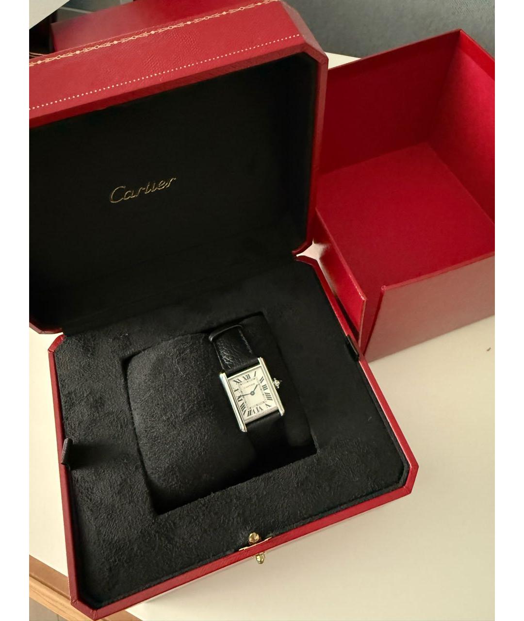 CARTIER Серебряные часы, фото 3