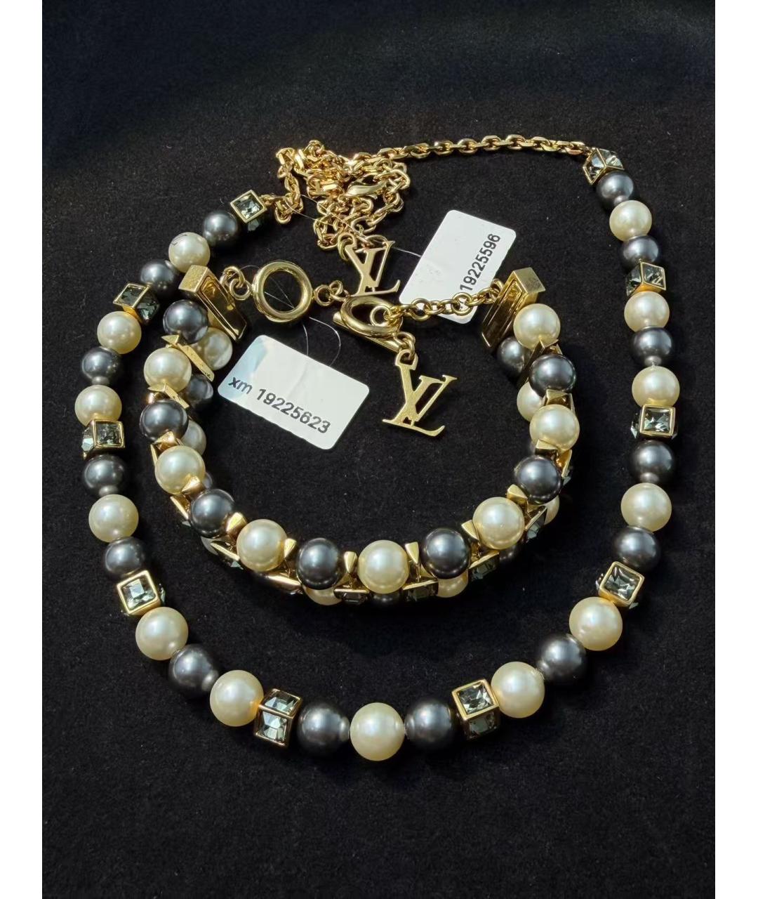 LOUIS VUITTON Золотое колье, фото 2