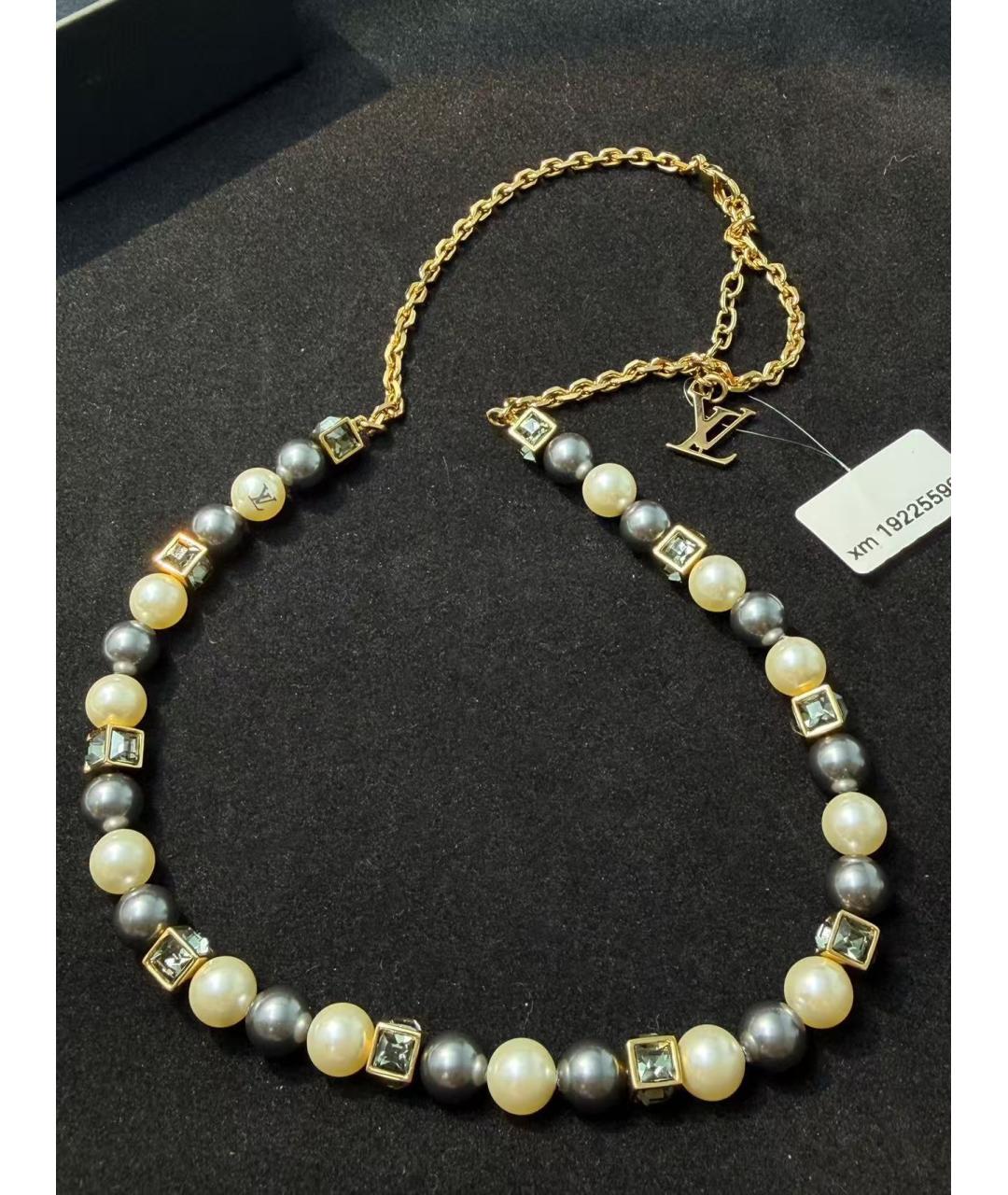 LOUIS VUITTON Золотое колье, фото 5
