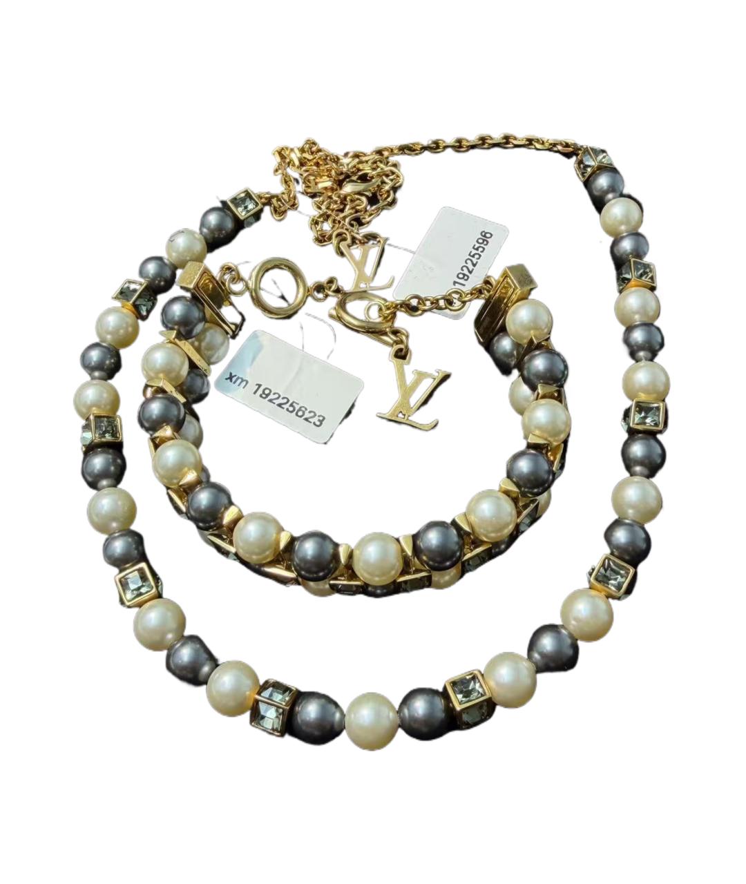 LOUIS VUITTON Золотое колье, фото 1