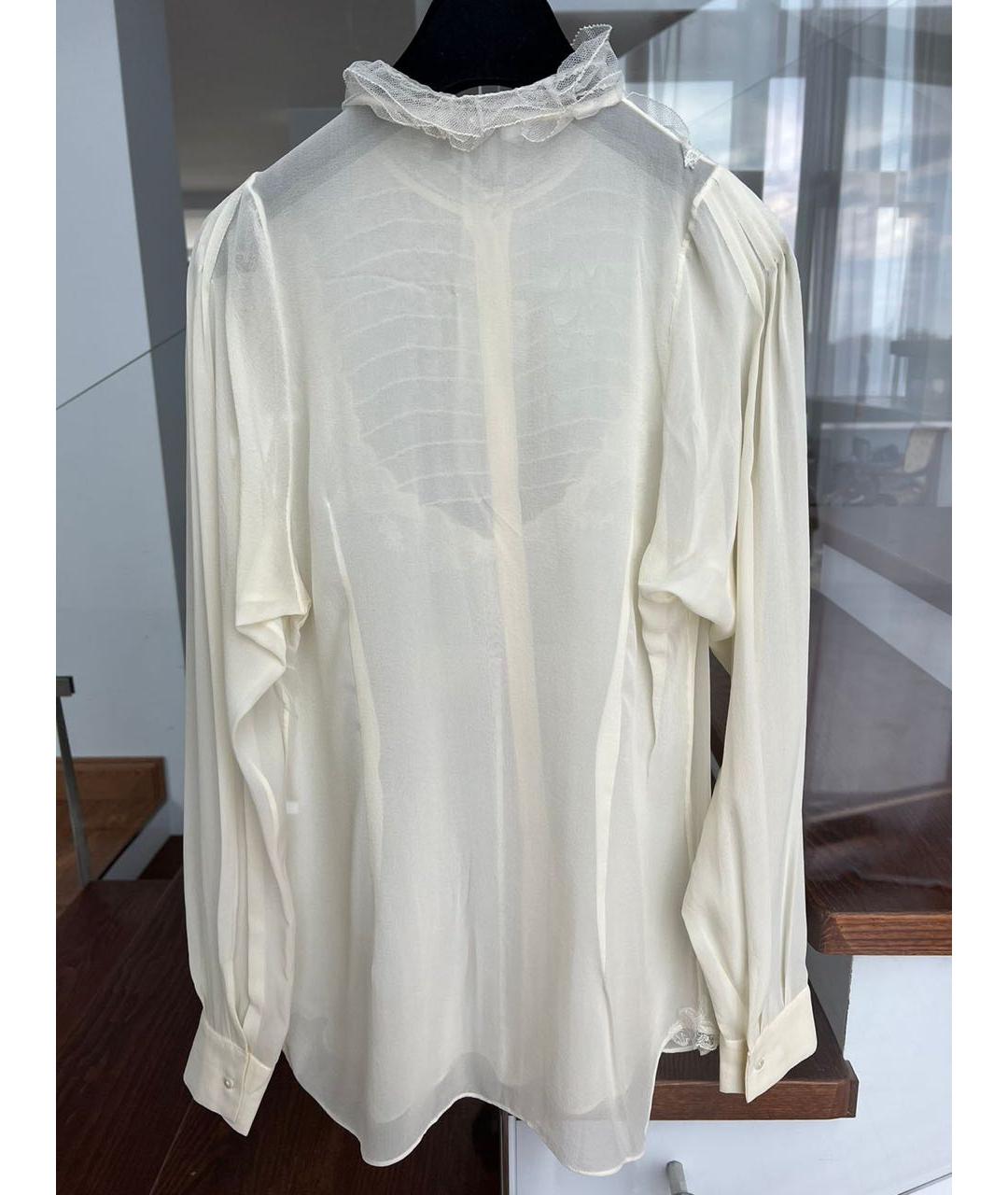 ERMANNO SCERVINO Бежевая рубашка, фото 2